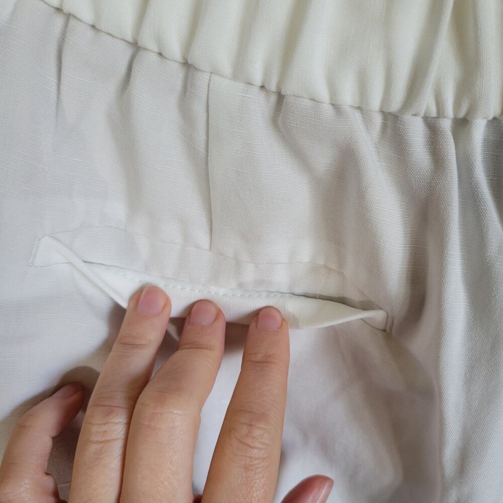 Talbots Pull On Drawstring Pants With Pockets - image 6